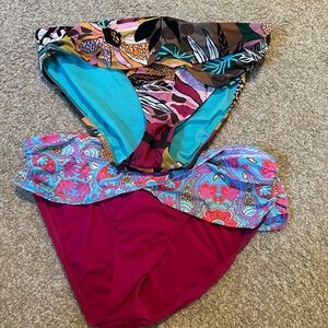 Bleu Rod Beattie swim bottom bundle size 10